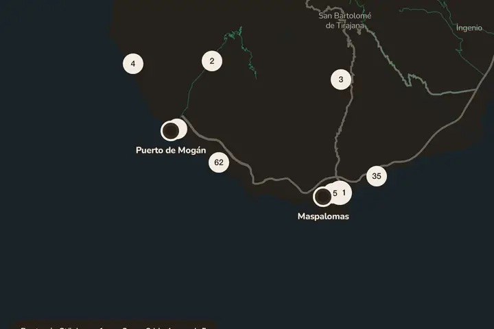 Kartenausschnitt Gran Canaria